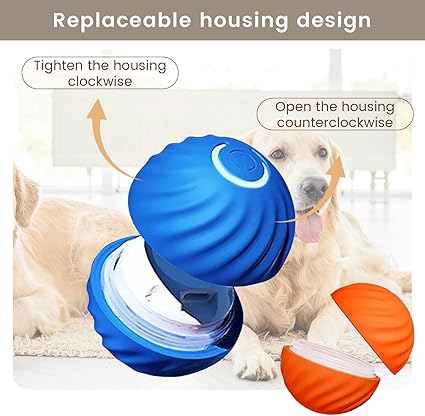 Dog Toy Ball Automatic Moving Bouncing Rolling Ball USB Smart puppy Interactive Dog Chew Toy Ball